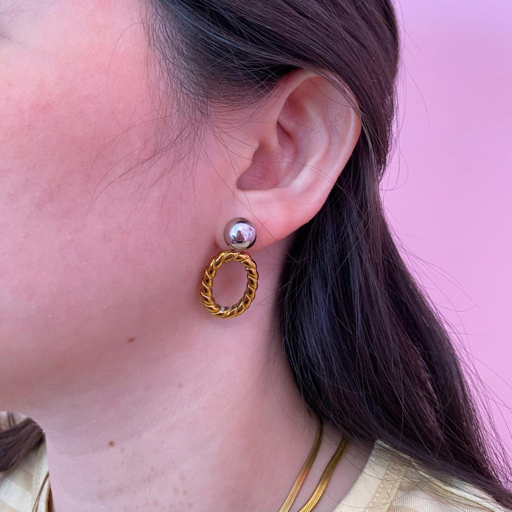 Aretes Trenza