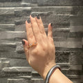 Anillo Triángulos Cristal