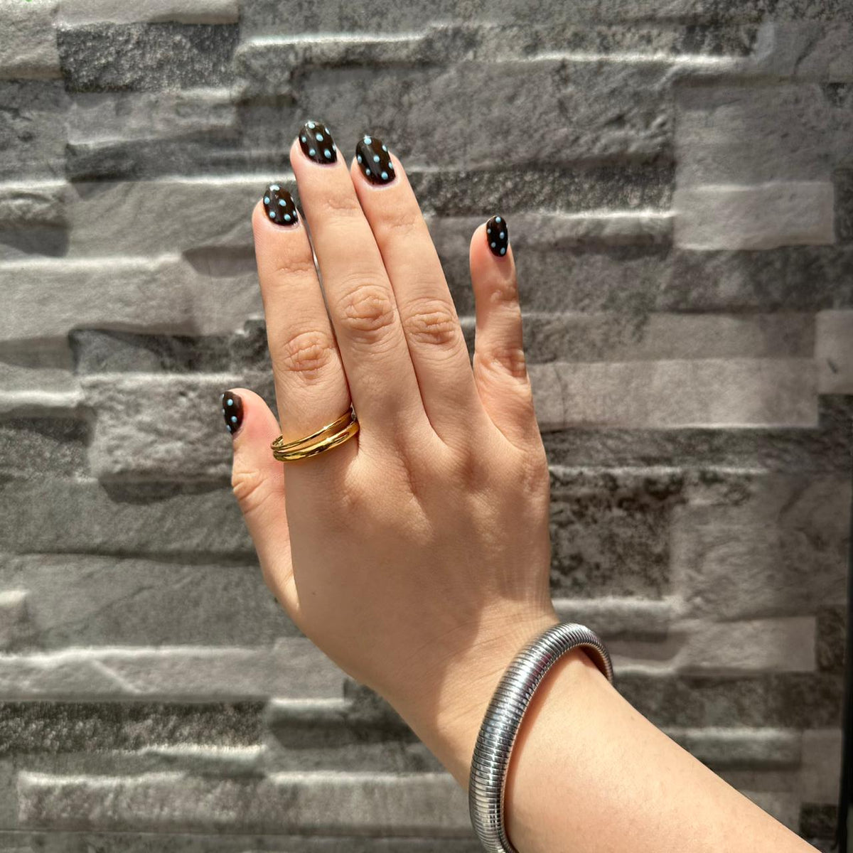 Anillo Doble Banda Oro