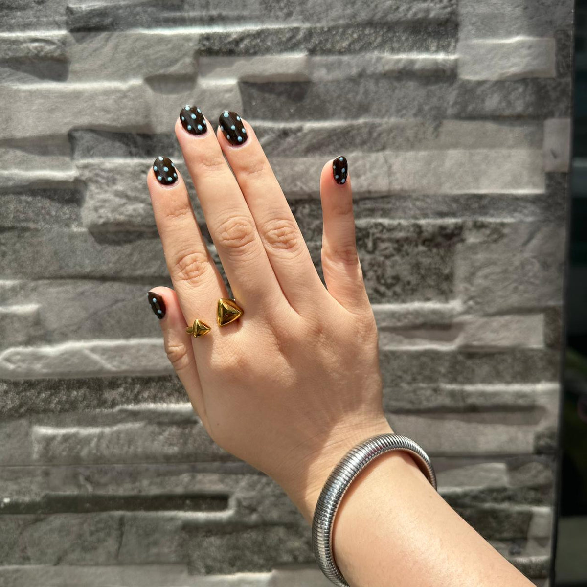 Set Anillos Pirámide