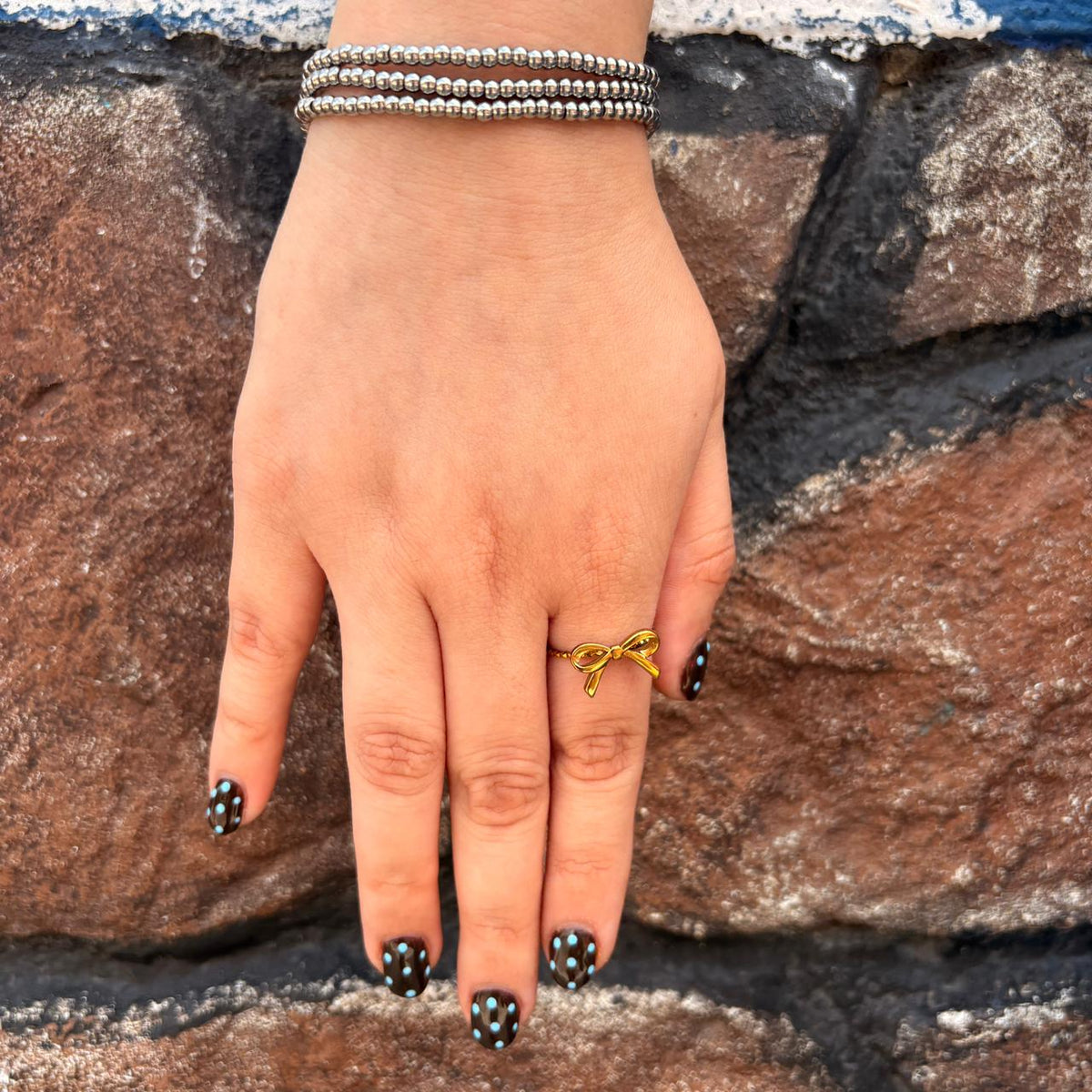 Anillo Moño Dorado