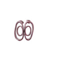 Aretes Doble Óvalo Orgánico