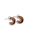 Aretes Luna Plata