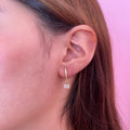 Arete Candadito Dorado