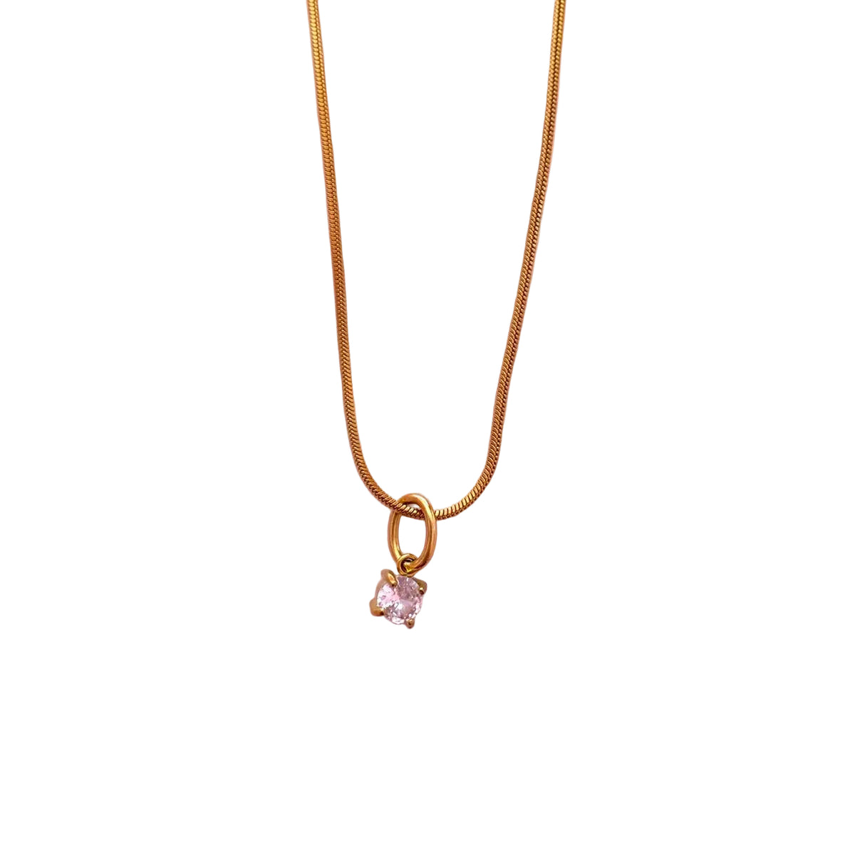 Collar Solitario Circonia