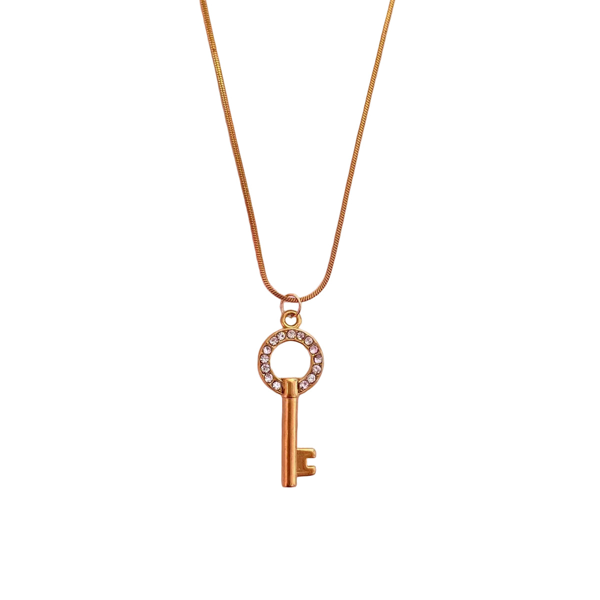 Collar Llave Brillante
