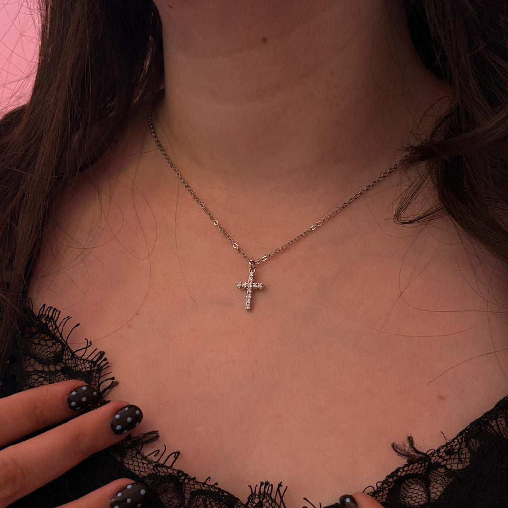 Collar Cruz Brillante