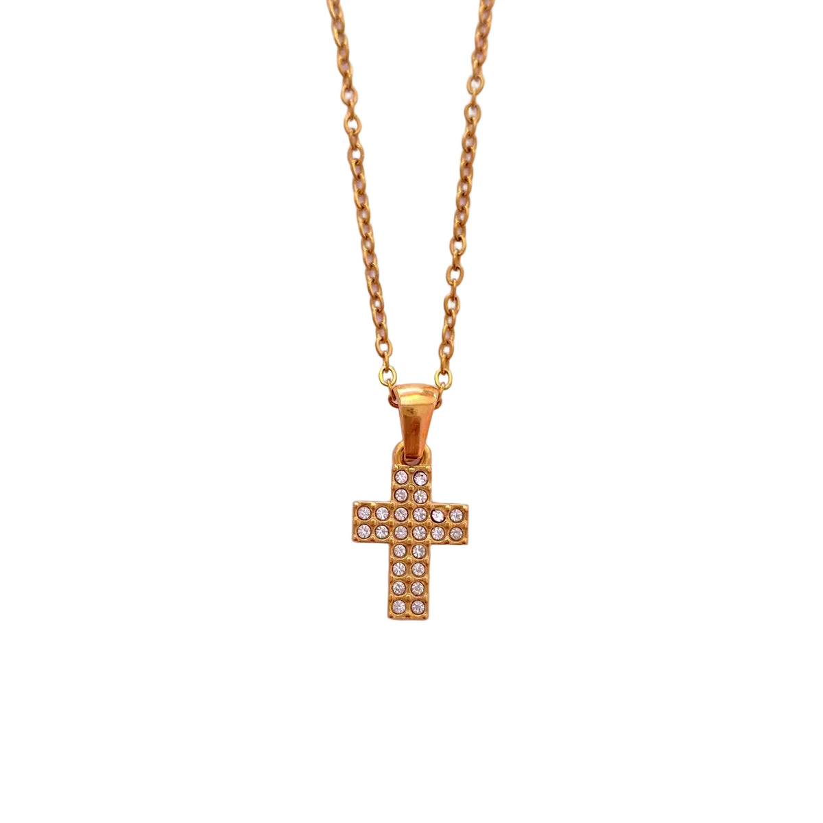 Collar Cruz Dorada