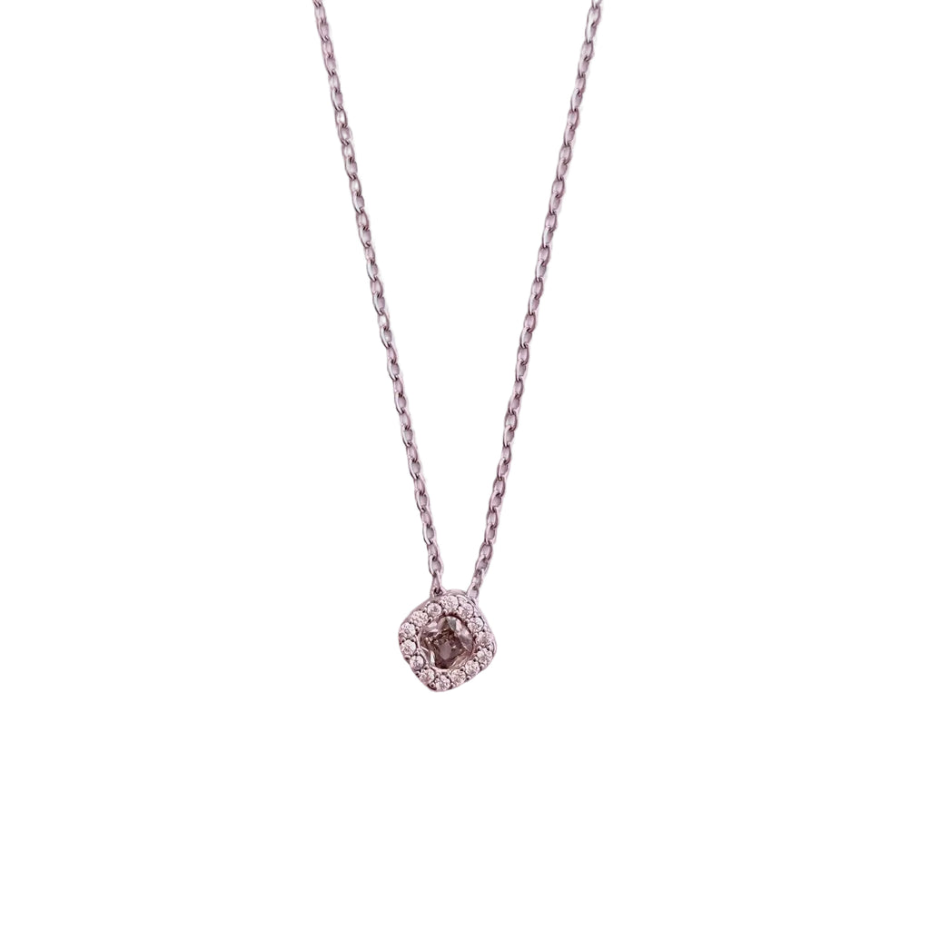 Collar Halo Plateado