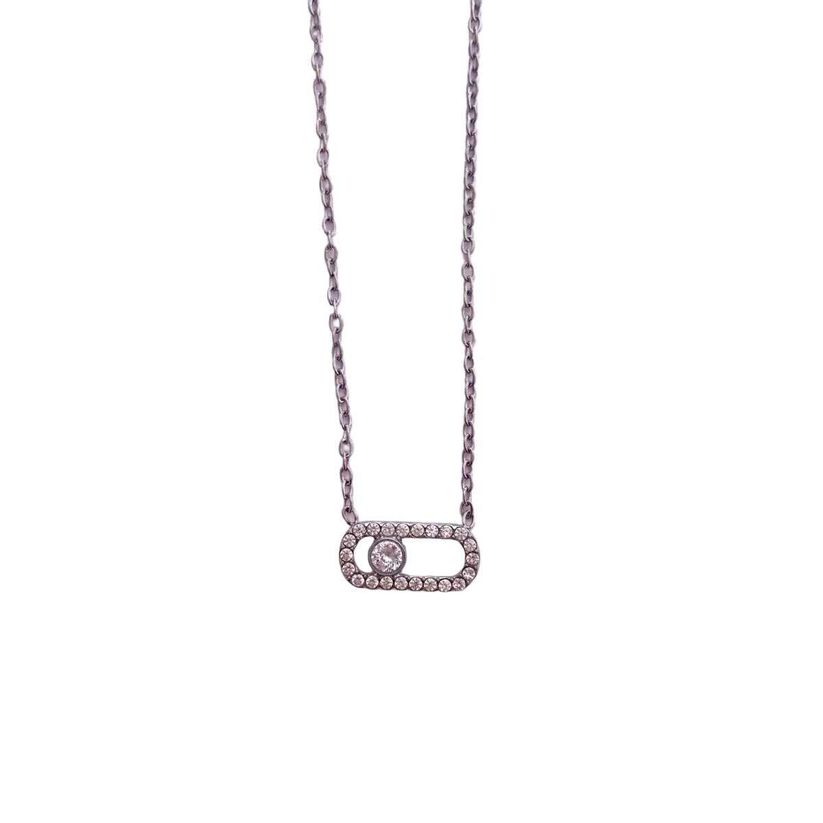 Collar Eslabón Brillante