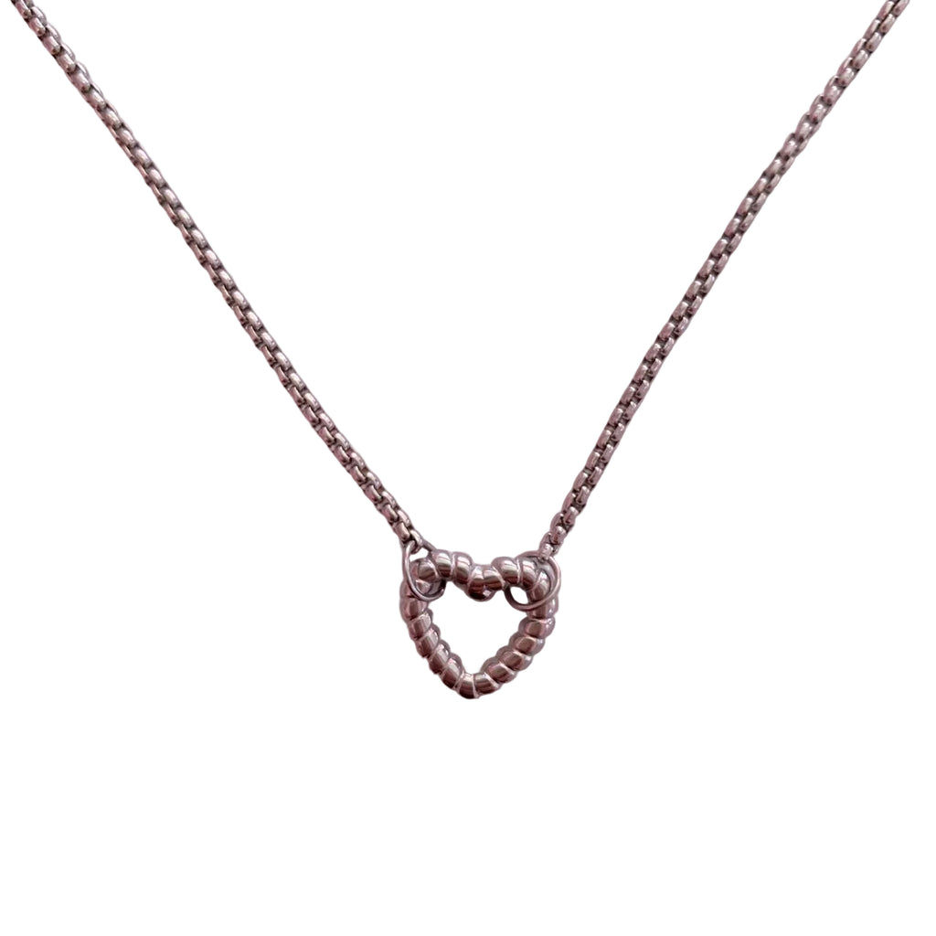 Collar Corazón Torzal