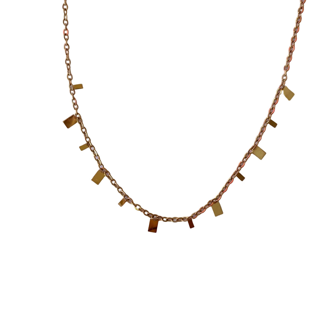 Collar Cuadritos Colgantes