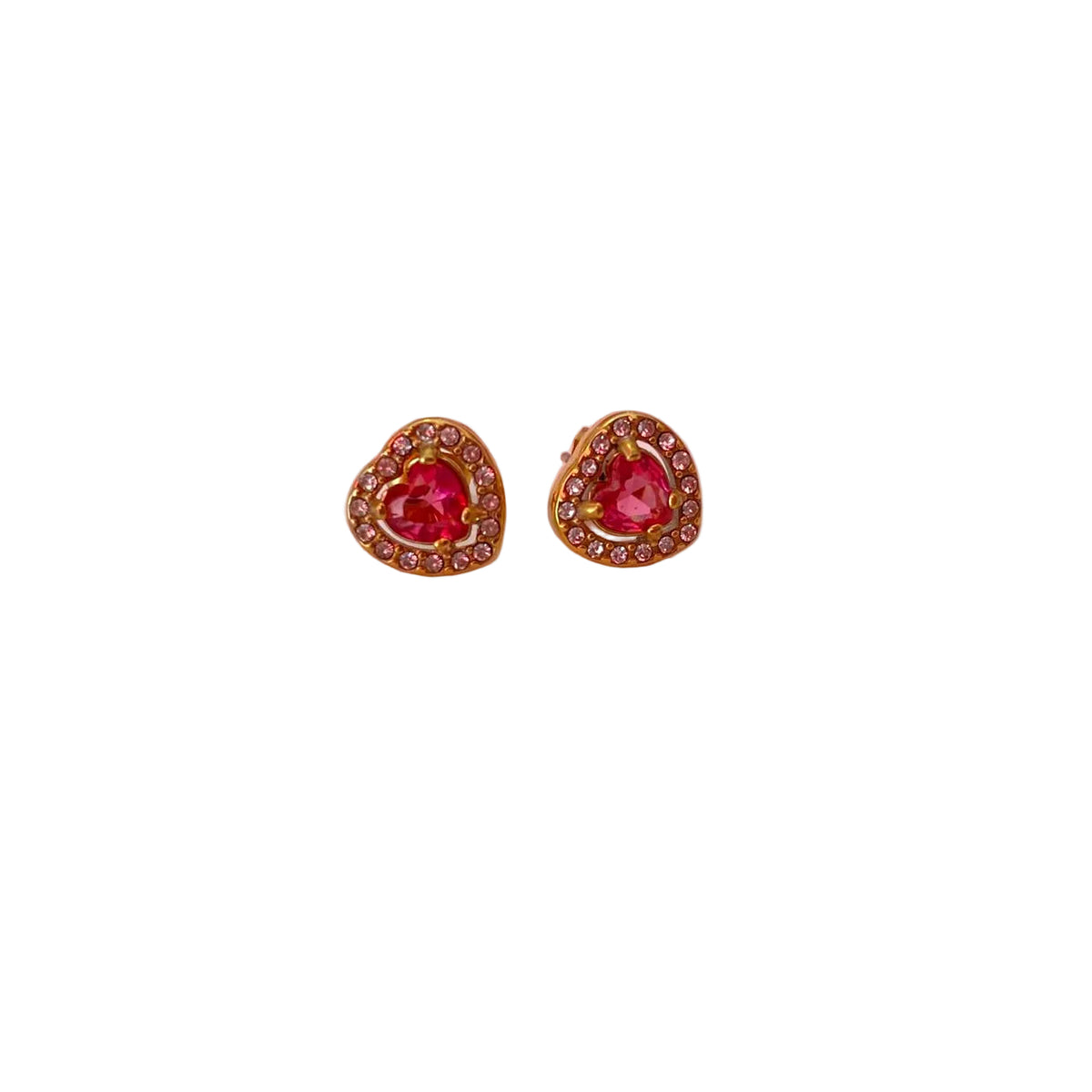 Aretes Corazón Halo